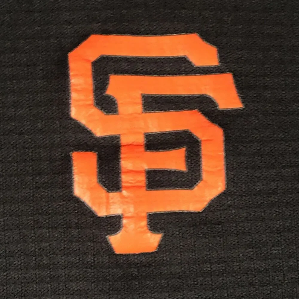 Nike Dri-Fit SF Giants Men’s 1/4 Zip Pull Over Thumb Holes Size Large